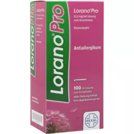 LORANOPRO 0,5 mg/ml solução oral, 100 ml