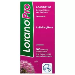 LORANOPRO 0,5 mg/ml solução oral, 100 ml