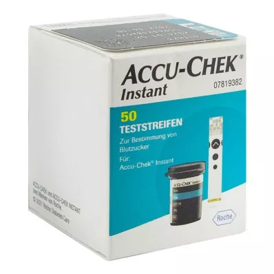 ACCU-CHEK Tiras de teste instantâneas, 1X50 unidades ACCU-CHEK Tiras de teste instantâneas, 1X50 unidades