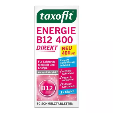 Taxofit Energy B12 400 comprimidos de fusão direta, 30 unid Taxofit Energy B12 400 comprimidos de fusão direta, 30 unid