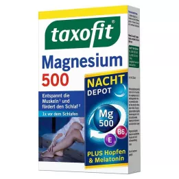 TAXOFIT Magnésio 500 Comprimidos de noite, 30 Cápsulas