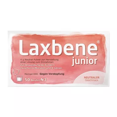 Laxbene® junior 4 g Neutro Crianças 6M-8Y, 50X4 g Laxbene® junior 4 g Neutro Crianças 6M-8Y, 50X4 g