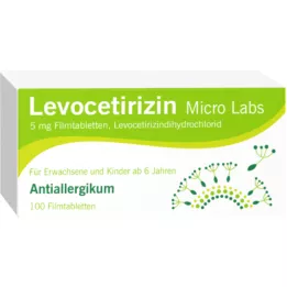 LEVOCETIRIZIN Micro Labs 5 mg comprimidos revestidos por película, 100 unidades