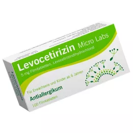 LEVOCETIRIZIN Micro Labs 5 mg comprimidos revestidos por película, 100 unidades