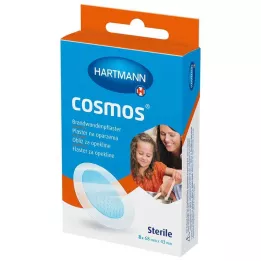 COSMOS Rebocos para queimaduras 43x68 mm, 8 peças
