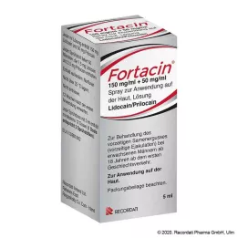 FORTACIN 150 mg/ml + 50 mg/ml spray para aplicação cutânea, 5 ml