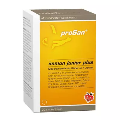 PROSAN immun junior plus comprimidos mastigáveis, 90 unidades