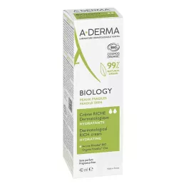 A-DERMA Creme dermatológico rico para biologia, 40 ml