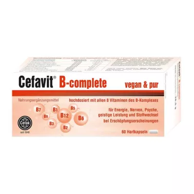 CEFAVIT Cápsulas duras B-complete, 60 unidades CEFAVIT Cápsulas duras B-complete, 60 unidades