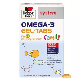 Sistema familiar Doppelherz Omega-3 Gel Tabs, 120 peças