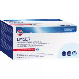 EMSER Solução para inalação hipertónica a 4%, 60X5 ml