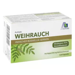 WEIHRAUCH 450 mg Boswellia Serrata Capsules, 120 cápsulas