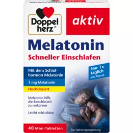 DOPPELHERZ Comprimidos de melatonina, 40 unidades