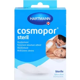 COSMOPOR Penso esterilizado para feridas 5x7,2 cm OTC, 5 unid