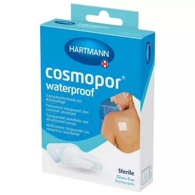 COSMOPOR Penso impermeável para feridas 5x7,2 cm OTC, 5 unid COSMOPOR Penso impermeável para feridas 5x7,2 cm OTC, 5 unid