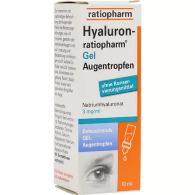 HYALURON-RATIOPHARM Colírio em gel, 10 ml