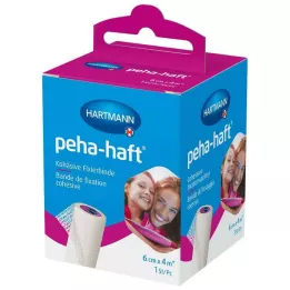 PEHA-HAFT Ligadura de fixação sem látex 6 cmx4 m OTC, 1 pc