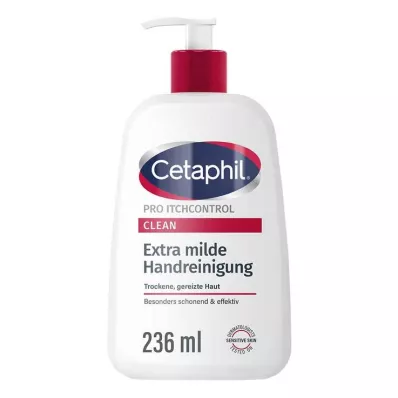 Cetaphil Pro Itch Control Clean limpador de mãos extra suave, 236 ml