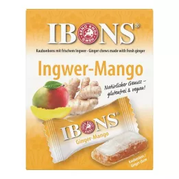 IBONS Ginger Mango Box rebuçados mastigáveis, 60 g