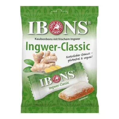 IBONS Rebuçado de gengibre clássico, 92 g