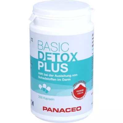 PANACEO Basic Detox Plus Cápsulas, 200 Cápsulas
