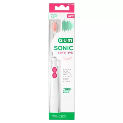 GUM Escova de dentes sônica Sonic Sensitive, 1 unidade GUM Escova de dentes sônica Sonic Sensitive, 1 unidade