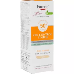 EUCERIN Creme com cor Sun Oil Control LSF 50+ light, 50 ml