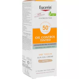 EUCERIN Creme com cor Sun Oil Control LSF Luva 50+, 50 ml