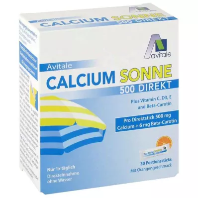 CALCIUM SONNE 500 palitos de porção direta, 30 unidades CALCIUM SONNE 500 palitos de porção direta, 30 unidades