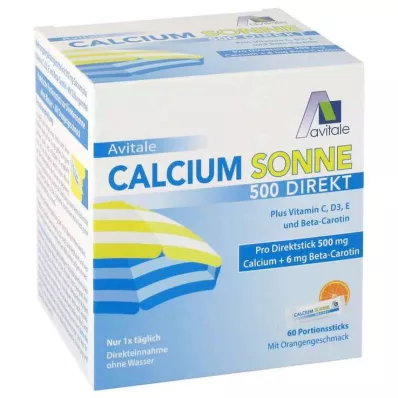 Cálcio Sonne 500 palitos de porção direta, 60 peças Cálcio Sonne 500 palitos de porção direta, 60 peças