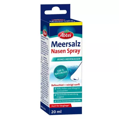 Spray nasal de sal marinho Abbey, 20 ml Spray nasal de sal marinho Abbey, 20 ml