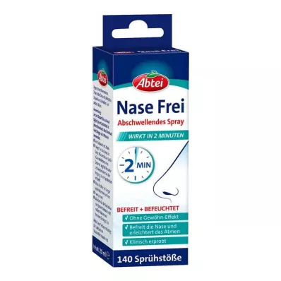 Abbey Nose Free 2 Min spray descongestionante, 20 ml Abbey Nose Free 2 Min spray descongestionante, 20 ml