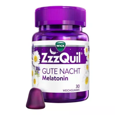 WICK Borrachas macias Zzzquil Good Night, 30 peças WICK Borrachas macias Zzzquil Good Night, 30 peças