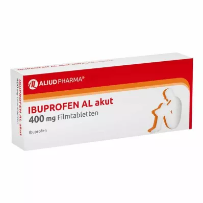IBUPROFEN AL comprimidos revestidos por película agudos de 400 mg, 50 unidades IBUPROFEN AL comprimidos revestidos por película agudos de 400 mg, 50 unidades