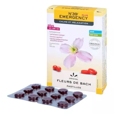 Flores de Bach No.39 Emergency plus pastilhas, 48 g