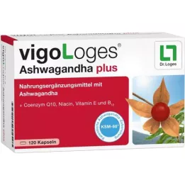 VIGOLOGES Ashwagandha plus capsules, 120 Cápsulas