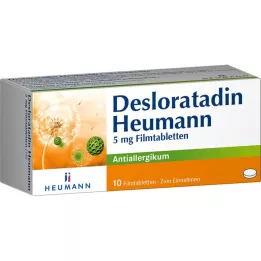 DESLORATADIN Heumann 5 mg comprimidos revestidos por película, 10 unid