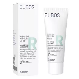 EUBOS KÜHL &amp; KLAR Creme de dia anti-vermelhidão LSF 20, 40 ml