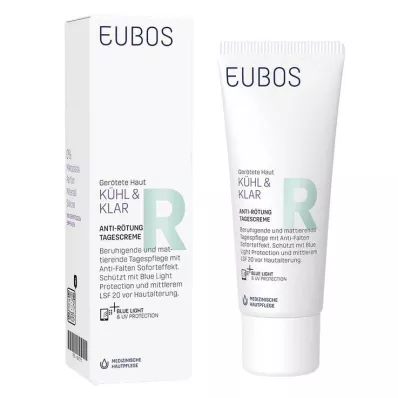 Eubos Cool & Creme de Dia Transparente Anti-Vermelhidão LSF 20, 40 ml Eubos Cool & Creme de Dia Transparente Anti-Vermelhidão LSF 20, 40 ml