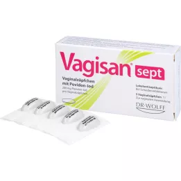VAGISAN Supositórios vaginais com iodopovidona, 5 unidades
