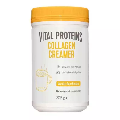 VITAL PROTEINS Creme de colagénio com sabor a baunilha Plv, 305 g VITAL PROTEINS Creme de colagénio com sabor a baunilha Plv, 305 g