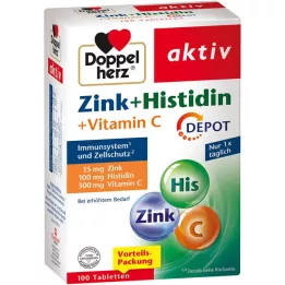 DOPPELHERZ Zinco+Histidina Depot Comprimidos activos, 100 unid