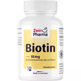 BIOTIN Cápsulas de 10 mg de dose elevada, 120 unidades