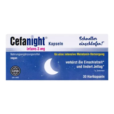Cefanight intensifica 2 mg cápsulas, 30 unidades Cefanight intensifica 2 mg cápsulas, 30 unidades