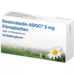 DESLORATADIN ADGC Comprimidos revestidos por película de 5 mg, 50 unidades