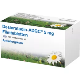 DESLORATADIN-ADGC Comprimidos revestidos por película de 5 mg, 100 unidades