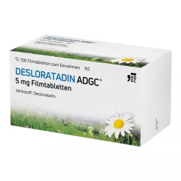 DESLORATADIN-ADGC Comprimidos revestidos por película de 5 mg, 100 unidades