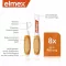 ELMEX Escovas interdentais ISO tamanho 1 0,45 mm cor de laranja, 8 unid