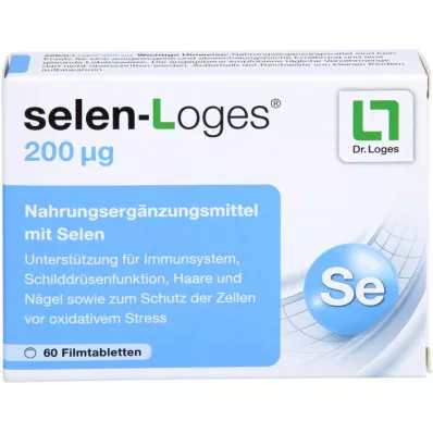 SELEN-LOGES Comprimidos revestidos por película de 200 µg, 60 unidades
