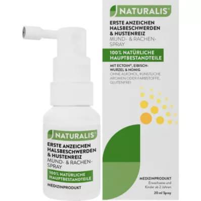 NATURALIS Spray para a boca e garganta, 20 ml